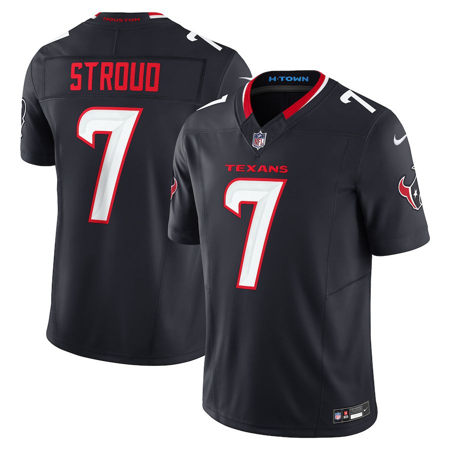 Men Houston Texans #7 C.J. Stroud Nike Navy Vapor F.U.S.E. Limited NFL Jersey